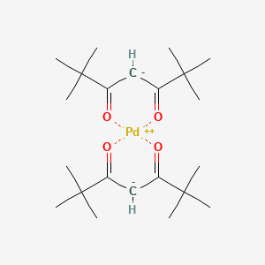 Bis(2,2',6,6'-tetramethylheptanedionato) palladium(II)