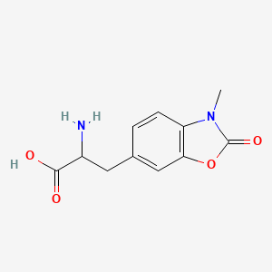 2-Amino-3-(3-methyl-2-oxo-2,3-dihydro-1,3-benzoxazol-6-yl)propanoic acid