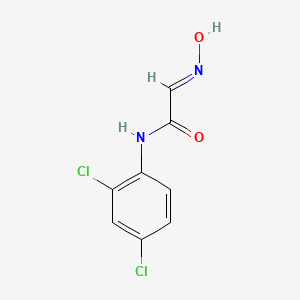 molecular formula C8H6Cl2N2O2 B12326358 N1-(2,4-dichlorophenyl)-hydroxyiminoacetamide 