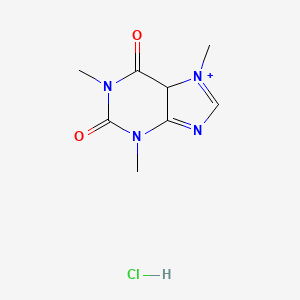 1,3,7-trimethyl-5H-purin-7-ium-2,6-dione;hydrochloride