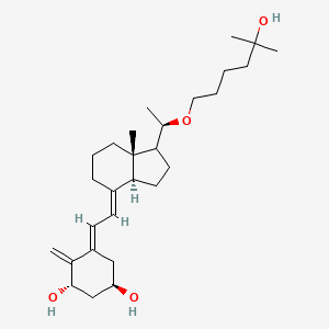 (1R,3S,5E)-5-[(2E)-2-[(3aS,7aS)-1-[(1R)-1-(5-hydroxy-5-methylhexoxy)ethyl]-7a-methyl-2,3,3a,5,6,7-hexahydro-1H-inden-4-ylidene]ethylidene]-4-methylidenecyclohexane-1,3-diol