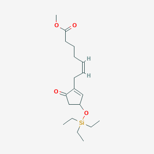 (Z)-Methyl 7-(5-oxo-3-((triethylsilyl)oxy)cyclopent-1-en-1-yl)hept-5-enoate