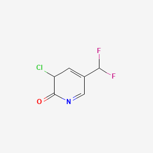 2(1H)-Pyridinone, 3-chloro-5-(difluoromethyl)-