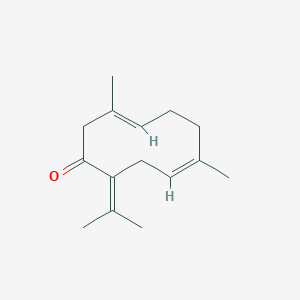(3E,7Z)-3,7-dimethyl-10-propan-2-ylidenecyclodeca-3,7-dien-1-one