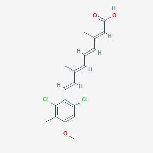 (2E,4E,6E,8E)-9-(2,6-dichloro-4-methoxy-3-methylphenyl)-3,7-dimethylnona-2,4,6,8-tetraenoic acid