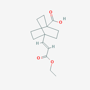 4-[(E)-3-ethoxy-3-oxoprop-1-enyl]bicyclo[2.2.2]octane-1-carboxylic acid