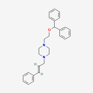 molecular formula C28H32N2O B1232670 GBR-12783 CAS No. 67469-57-2