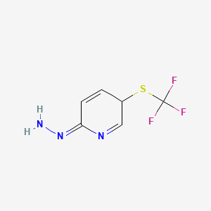 (E)-[3-(trifluoromethylsulfanyl)-3H-pyridin-6-ylidene]hydrazine