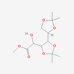 Methyl 2-[5-(2,2-dimethyl-1,3-dioxolan-4-yl)-2,2-dimethyl-1,3-dioxolan-4-yl]-2-hydroxyacetate