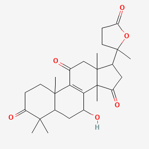 molecular formula C27H36O6 B12326819 Lucidenolactone 