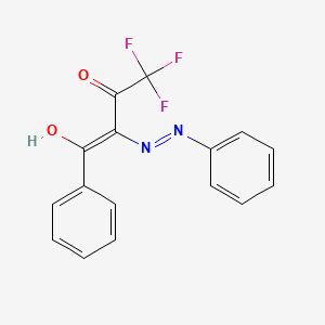 (2E)-4,4,4-trifluoro-1-phenyl-2-(phenylhydrazono)butane-1,3-dione