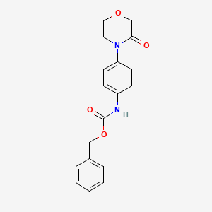 Benzyl (4-(3-oxomorpholino)phenyl)carbamate