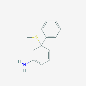 Benzenamine,3-[(phenylthio)methyl]-