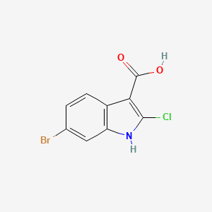 6-bromo-2-chloro-1H-indole-3-carboxylic acid