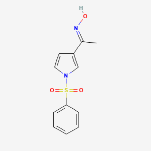 1-(1-(Phenylsulfonyl)-1H-pyrrol-3-yl)ethanone oxime