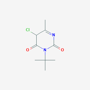 3-tert-Butyl-5-chloro-6-methylpyrimidine-2,4(3H,5H)-dione