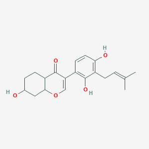 4H-1-Benzopyran-4-one, 3-[2,4-dihydroxy-3-(3-methyl-2-butenyl)phenyl]-7-hydroxy-