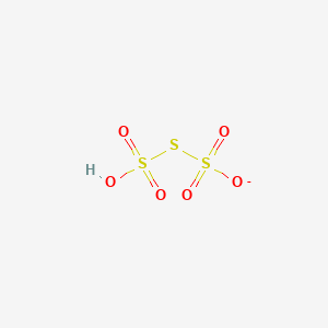 molecular formula HO6S3- B1232714 Trithionate(1-) 