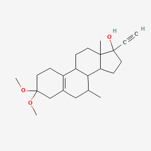 17-Ethynyl-3,3-dimethoxy-7,13-dimethyl-1,2,4,6,7,8,9,11,12,14,15,16-dodecahydrocyclopenta[a]phenanthren-17-ol