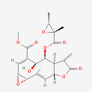 molecular formula C21H24O9 B1232727 Melampodin A 