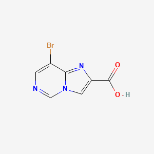 Imidazo[1,2-c]pyrimidine-2-carboxylic acid, 8-bromo-