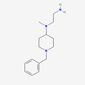 molecular formula C15H25N3 B12327325 N*1*-(1-Benzyl-piperidin-4-yl)-N*1*-methyl-ethane-1,2-diamine 