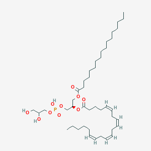molecular formula C43H77O10P B1232734 PG(17:0/20:4(5Z,8Z,11Z,14Z)) 