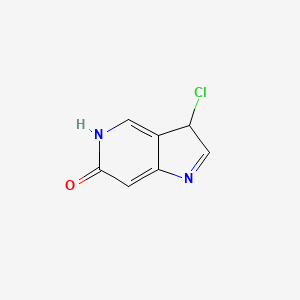 3-Chloro-3,5-dihydropyrrolo[3,2-c]pyridin-6-one