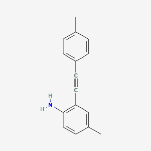 4-Methyl-2-(p-tolylethynyl)aniline