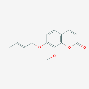 molecular formula C15H16O4 B1232738 Lacinartin 