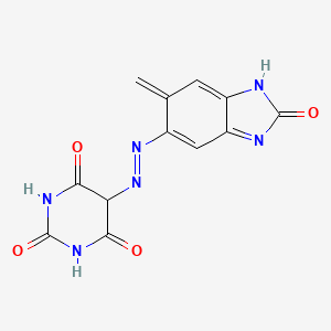 5-[(6-methylidene-2-oxo-1H-benzimidazol-5-yl)diazenyl]-1,3-diazinane-2,4,6-trione