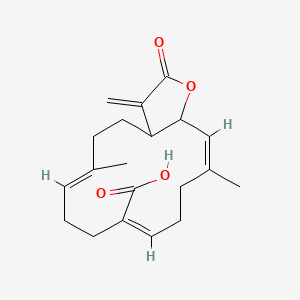 molecular formula C20H26O4 B1232742 Anisomelic acid CAS No. 59632-76-7