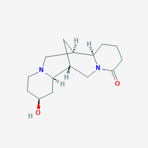 molecular formula C15H24N2O2 B1232746 13alpha-Hydroxyspartein-2-one 