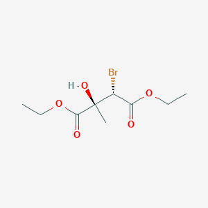 3-Bromo-2-hydroxy-2-methyl-succinic acid diethyl ester