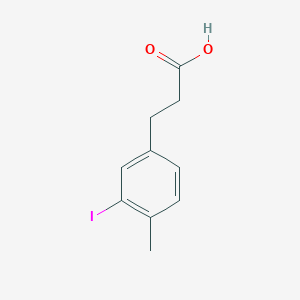 Benzenepropanoic acid, 3-iodo-4-methyl-