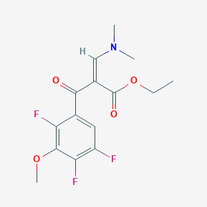 Ethyl3-(dimethylamino)-2-(2,4,5-trifluoro-3-methoxybenzoyl)acrylate