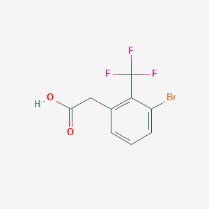 2-(3-Bromo-2-(trifluoromethyl)phenyl)acetic acid