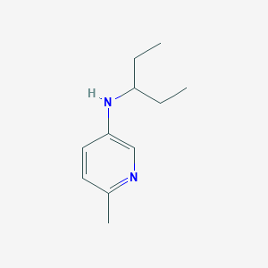 molecular formula C11H18N2 B12327607 6-methyl-N-(pentan-3-yl)pyridin-3-amine 