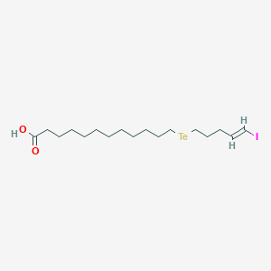 molecular formula C17H31IO2Te B1232779 18-Iodo-13-tellura-17-octadecenoic acid CAS No. 85976-82-5