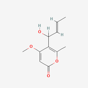 molecular formula C11H14O4 B1232780 Pyrenocin C CAS No. 94474-69-8