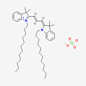 molecular formula C47H73ClN2O4 B1232791 Carbocyanine dye diic12(3) CAS No. 84109-08-0