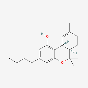 molecular formula C20H28O2 B1232794 Butyl-delta(9)-tetrahydrocannabinol CAS No. 60008-00-6