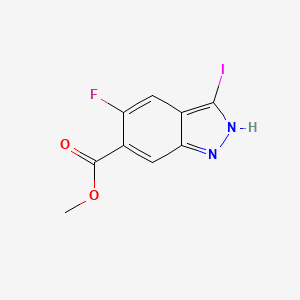 Methyl 5-fluoro-3-iodo-1H-indazole-6-carboxylate