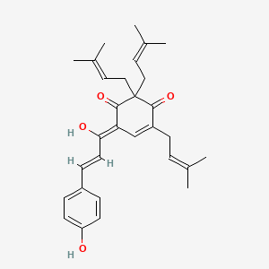 molecular formula C30H36O4 B1232796 Munchiwarin 