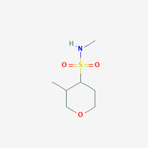 N,3-dimethyltetrahydro-2H-pyran-4-sulfonamide