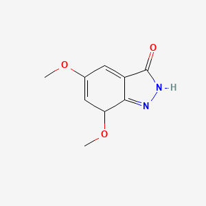 3H-Indazol-3-one, 1,2-dihydro-5,7-dimethoxy-