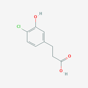 3-(4-Chloro-3-hydroxyphenyl)propanoic acid