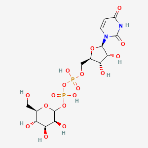molecular formula C15H24N2O17P2 B1232802 UDP-D-mannose 