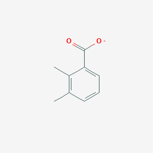 molecular formula C9H9O2- B1232805 2,3-Dimethylbenzoate 