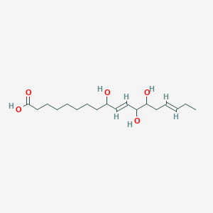 molecular formula C18H32O5 B1232818 9,12,13-Trihydroxy-10,15-octadecadienoic acid 